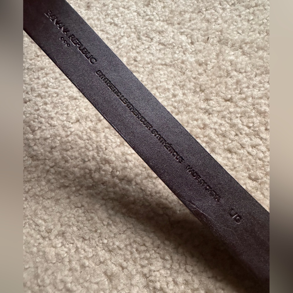 Banana Republic Brown Goldtone Double O-Ring Belt Large - Picture 11 of 13